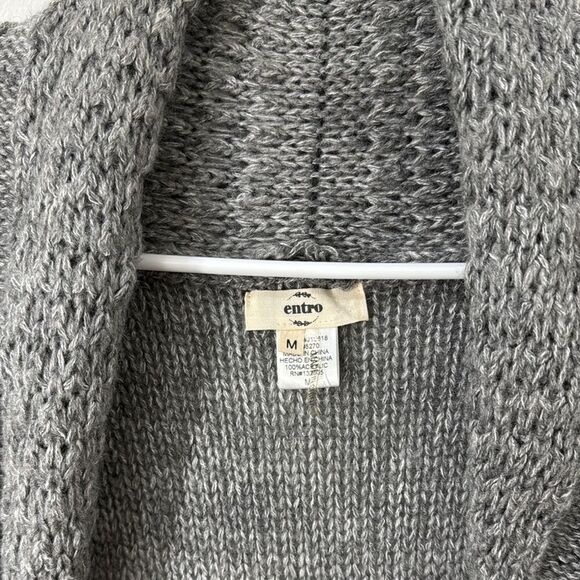 Entro Gray Women's Sweater Vest - Picture 3 of 7